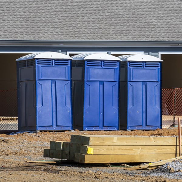 what is the cost difference between standard and deluxe porta potty rentals in Jonestown